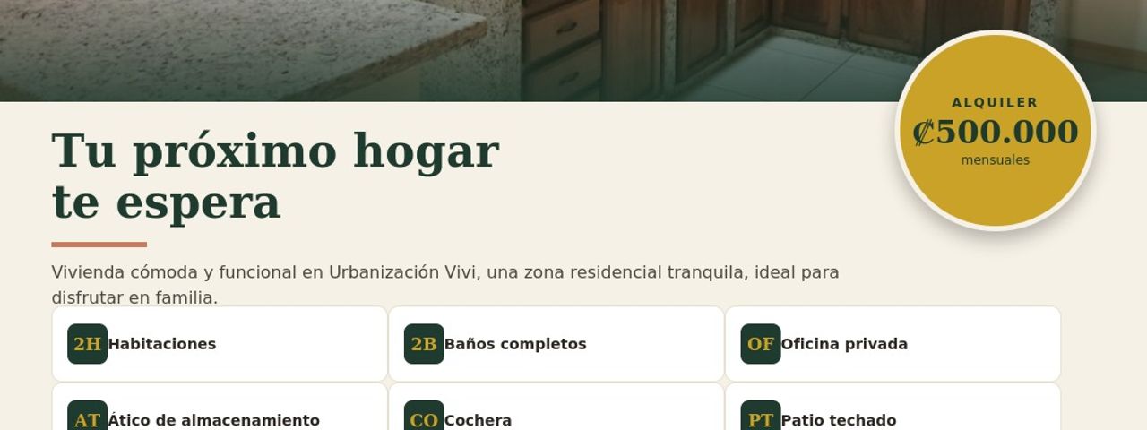 ALQUILER CASA MERCEDES NORTE — photo 1 of 5