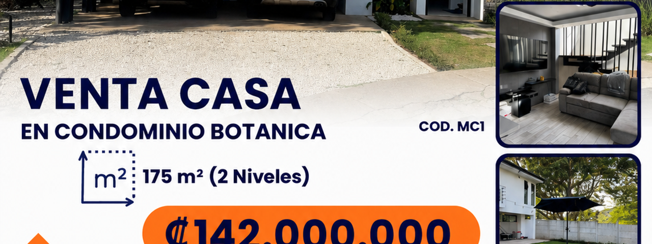VENTA CASA EN CONDOMINIO BOTÁNICA — photo 1 of 5