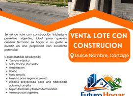 Venta Lote con Construcción Cartago, Dulce Nombre, Cartago Province, La Unión, Costa Rica