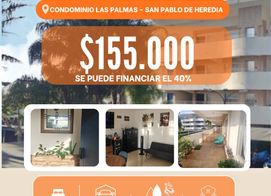 Venta apartamento condominio las palmas, Condominio Las Palmas, Heredia, San Pablo, Costa Rica