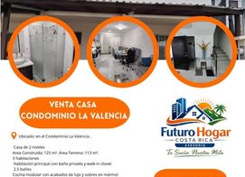 Venta CASA CONDOMINIO LA VALENCIA, Condominio La Valencia, Heredia Province, Rincón de Sabanilla, Costa Rica