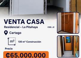VENTA CASA EN RESIDENCIAL, Parqueo Palí Pitahaya, Cartago Province, Cartago, Ciudad de Oro, Costa Rica