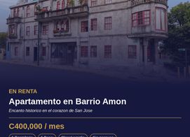 APARTAMENTO DE 1 DORMITORIO EN EDIFICIO HISTORICO BARRIO AMON, Edificio Jiménez, Calle 11A, San José Province, San José, Otoya, Costa Rica