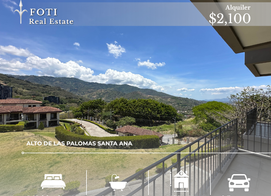 APARTAMENTO EN ALQUILER | CONDOMINIO VISTA AL VALLE, Alto de las Palomas, San José Province, San Rafael de Escazú, Guachipelin, Costa Rica