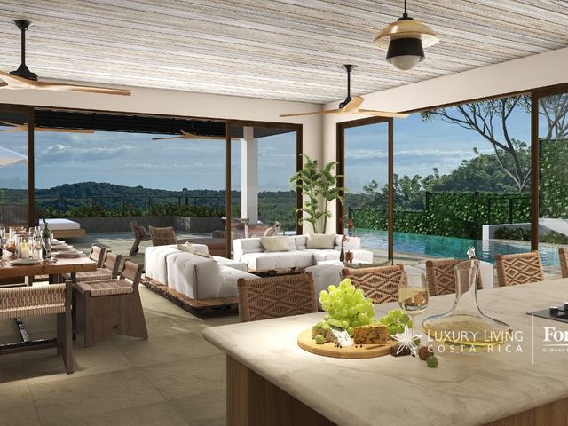 21417 - Modern house under construction, 6 bedrooms, ocean view, gated community — photo 1 of 6