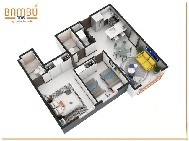 Apartamento en venta en Lagunilla de Heredia – 2 habitaciones | Piso 14 — photo 12 of 13