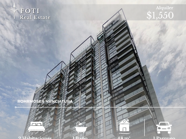 Alquiler de Apartamento Amueblado en Rohrmoser Torre Sky Garden — photo 1 of 20