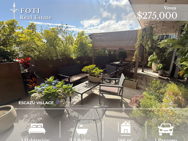 Escazú Village | Terraza Privada de 74 m² | Apartamento Esquinero — photo 1 of 19