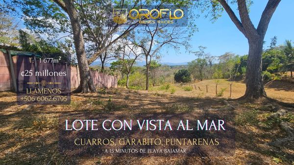 LOTE MIXTO CON VISTAS AL MAR GARABITO, PUNTARENAS #61102eb, Provincia de Puntarenas, Costa Rica — foto 1 de 5