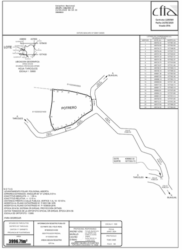4,000sqm Mountain View Lot – High Appreciation & Ready to Build, Tarcolitos Properties, Puntarenas Province, Tarcolitos, Costa Rica — foto 2 de 5