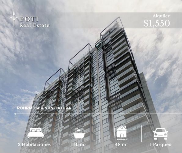 Alquiler de Apartamento Amueblado en Rohrmoser Torre Sky Garden, San José Province, San José, Nunciatura, Costa Rica — photo 1 of 5